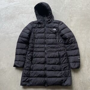 The North Face 550 Fill Down Hooded  Gotham II Parka Flare BLACK Women's M